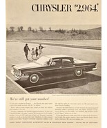 CHRYSLER $2,964 - NEWPORT - LUXURIOUS NEW YORKER -1962 Vintage Print Ad - $11.34