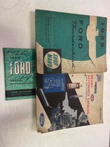 1959 Ford Thunderbird Servizio Negozio Officina Riparazione Manuale Set - £54.92 GBP