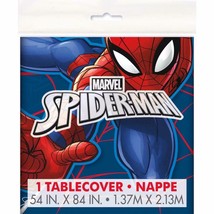 Marvel Spider-Man Table Cover Spiderman Birthday Party Supplies 1 Per Package - £5.19 GBP