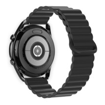 22Mm Band Compatible For 3 45Mm/Watch 46Mm/Gear S3 Classic/Frontier,Magnetic Sil - £18.09 GBP