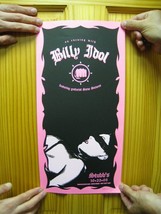 Billy Idol Poster Mint Silk Screen Signed Perkins Steve Stevens Blindfolded Girl - £140.37 GBP