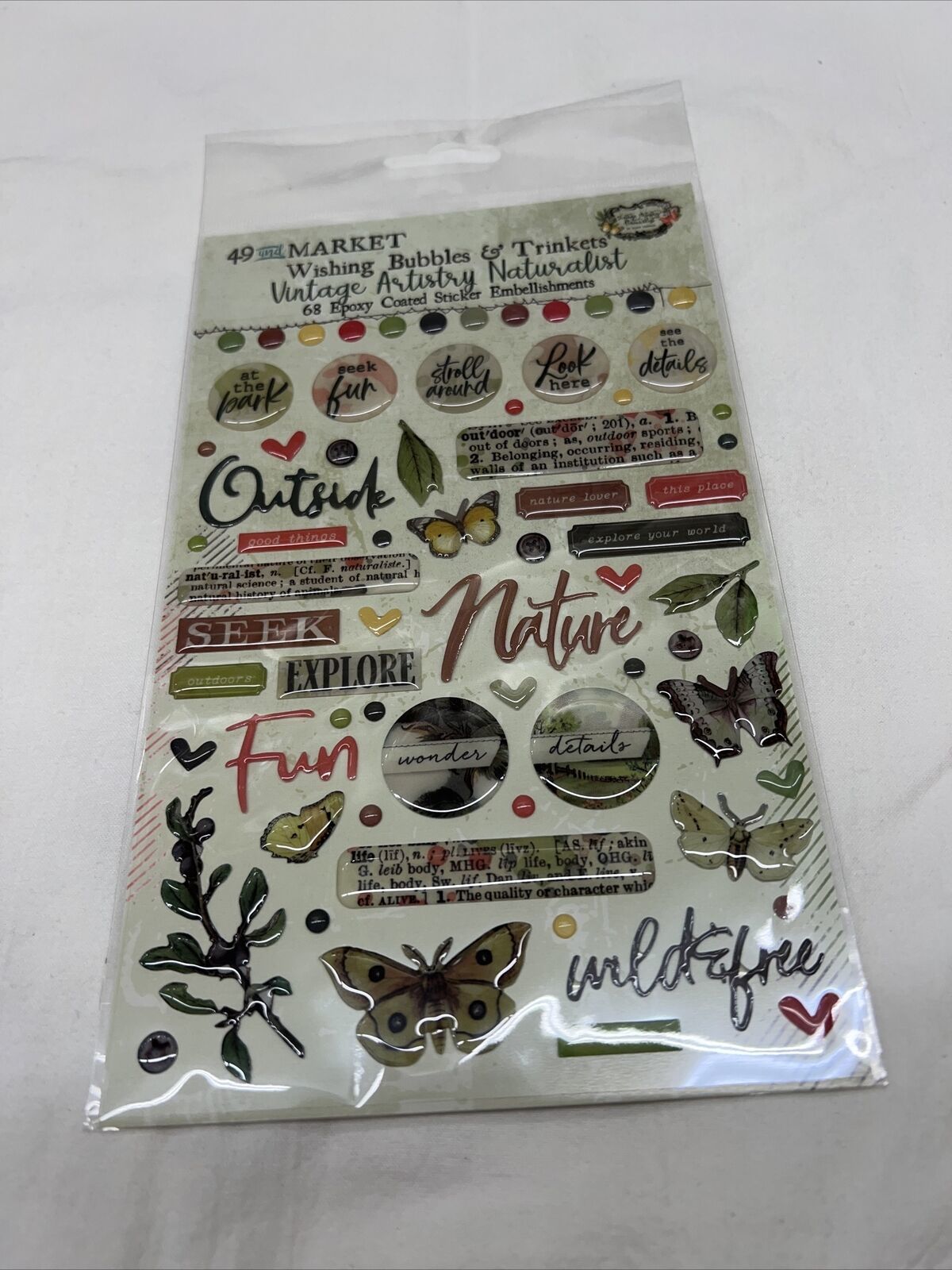 49 &amp; Market NIP Vintage Artistry Naturalist Wishing Bubbles &amp; Trinkets O... - $5.99