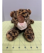 San Diego Zoo Aurora 12” Leopard Cheeta Jaguar Laying Plush Stuffed Animal - £11.79 GBP