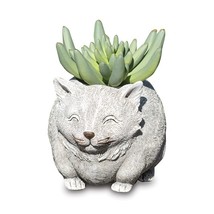 Stone Resin Mini Cat Planter - £23.48 GBP