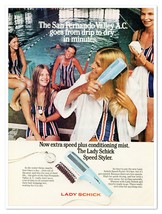 Lady Schick Speed Styler San Fernando Valley Vintage 1972 Full-Page Maga... - £7.63 GBP