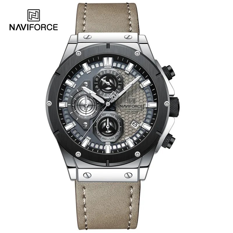  NAVIFORCE Men&#39;s  Waterproof    Hands Male Wristwatch   Masculino 2024 - $64.98