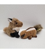 Folkmanis Finger Puppets Mini Stuffed Plush Fox &amp; Chipmunk - $33.48 CAD