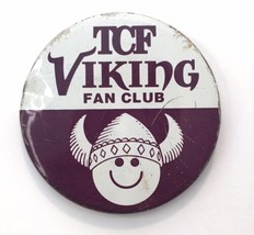 Minnesota Vikings TCF Viking Fan Club Pin Purple White 2.25&quot; - £3.91 GBP