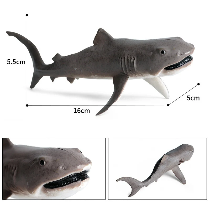 Fe animals model salmon shark whale turtle crab dolphin action figures educational toys thumb200