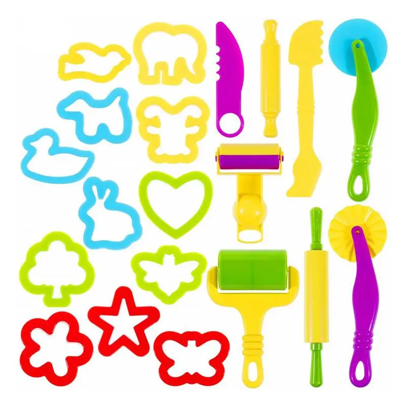 Color Model Tool Toys Creative Plasticine Tools For Kids Playdough Set Clay - £16.41 GBP