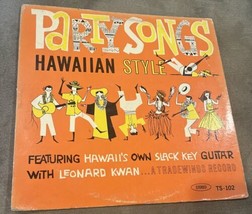 Party Songs Hawaiian Style- Tradewinds  TS 102 LP  Leonard Kwan Slack Key - £23.36 GBP