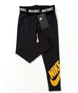 Nike Sportswear Girls Legasee Leggings Black Gold ( 6 ) - $74.10 CAD