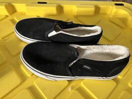 Vans Slip-On Sherpa Black/White Women’s Size 7.5 - €12,75 EUR