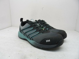HELLY HANSEN Women's Adel Aluminum Toe CP Safety Shoe Black/Blue Size 8.5M - $17.80