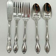 Strathmore Stainless Flatware Oneida Lot: 2 Teaspoons 2 Salad Forks Butt... - $6.92