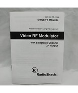 RadioShack Video RF Modulator Owners Manual - $14.84
