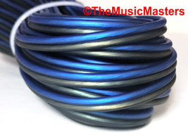 12 Gauge 30&#39; ft SPEAKER WIRE Blue Black Premium HQ Car Audio Home Stereo... - $17.09