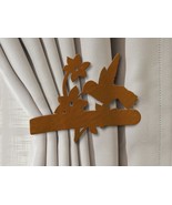 Western Theme Running Horse Drapery Holdback in Black Rust or Unpainted - $39.00