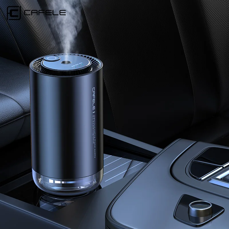 Cafele Ultrasonic Aroma Diffuser Car Air Purifier Portable Home Air Freshener - £7.13 GBP+