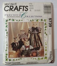 McCall&#39;s 5739 Family of Cats 27.5&quot; and 12&quot; tall Precious Collections - £10.11 GBP