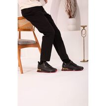 Vinci The Marseille Black Leather Men Sneaker image 2