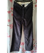 NWT GAP Boy&#39;s Carpenter Black Corduroy Pants Size 16 Regular - $60.00