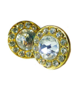 FRANCISCO MEN&#39;S Gift Cufflink Set/Gold Tuxedo, Round Wedding/Business/Bi... - $9.85