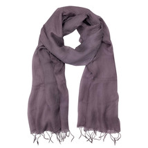 Plum Khmer Silk Scarf - $87.39