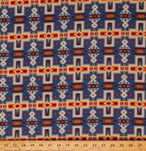 Cotton Southwestern Tribal Print Tucson Aztec Fabric Print by the Yard D366.45 - £22.72 GBP