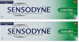 Sensodyne Toothpaste For Sensitive Teeth Fresh Mint 130 gm x 2 pack - £23.55 GBP