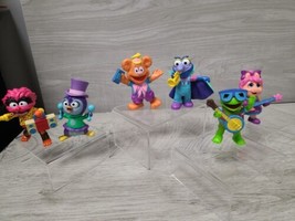 Disney Jr Muppets Babies Rock Band Figures Playroom Lot of 6 Toys 2.5&quot;  - £5.78 GBP