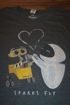 Walt Disney Pixar WALL-E Eve Robots Sparks Fly T-Shirt Big &amp; Tall 3XL Xxxl New - £19.45 GBP