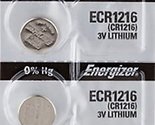 Energizer 5 CR1216 EC1216 3v Lithium Electronic Mercury Free Batteries - £5.28 GBP+