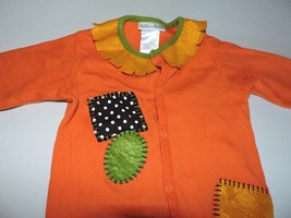Babyworks Scarecrow Outfit Halloween Baby Costume Bodysuit Pumpkin Patch Photo - £10.54 GBP