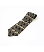 J Ferrar Abstract Blue Burgundy Silk Tie 58 inch - £7.43 GBP