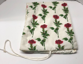 Red Roses Jewelry Lingerie Travel Roll Keeper - $14.85