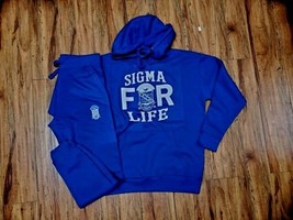 Phi Beta Sigma Fraternity Pullover Hoodie Blue Phi Beta Sigma 4 Life Jogger Set - £51.95 GBP