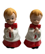 Vintage #5550 HOMCO Choir Altar Caroling Boy Christmas Figurines 4.5" - $21.04