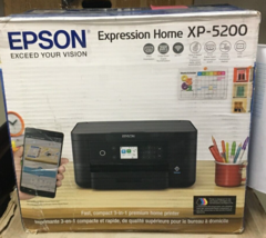 EPSON expression home XP-5200 open box 3 in one printer - $96.58