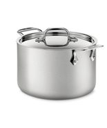All-Clad D5 5-Ply Brushed Stainless Steel Soup Pot 4 Quart Induction Ove... - $233.79 CAD