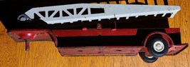 Vintage Metal Hook &amp; Ladder Firetruck Trailer backend ONLY - 7.75&quot; - £3.94 GBP