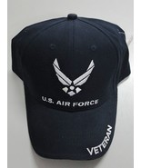 AIR FORCE VETERAN EMBROIDERED MILITARY LOGO  HAT CAP - £26.71 GBP