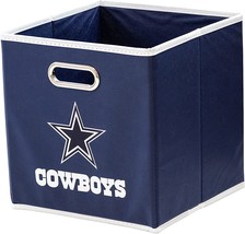 Franklin Sports Nfl Storage Bins - Collapsible Cube Container + Storage, 11&quot;X11&quot; - £31.31 GBP