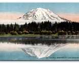 Montante Rainier Da Lago Spanaway Washington Wa Unp DB Cartolina V18 - £4.08 GBP