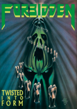 FORBIDDEN Twisted Into Form FLAG BANNER CLOTH POSTER CD Thrash Metal - $20.00