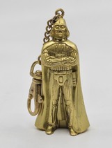 Darth Vader Star Wars Keychain Key Fob Vintage Heavy Brass Metal 3&quot; Figu... - £11.77 GBP