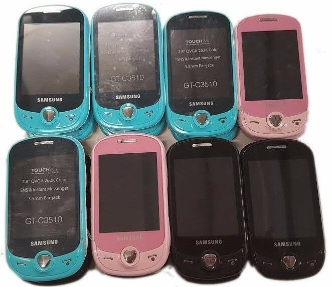 16 Lot Samsung Genoa GT-C3510 Phone Wholesale Most Power good LCD A stock - $80.10