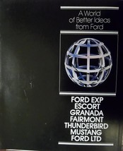 1981 Ford Cars Full Line Brochure - Thunderbird, Mustang, Escort, EXP... - $5.00