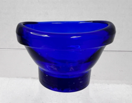Antique Glass Eye Wash Cup Cobalt Optrex Safe-Guards Site Optical Medica... - $18.32
