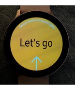 Samsung Galaxy Watch Active2 - (GPS + LTE) 40mm Gold Steel  w/ Pink Spor... - $57.03